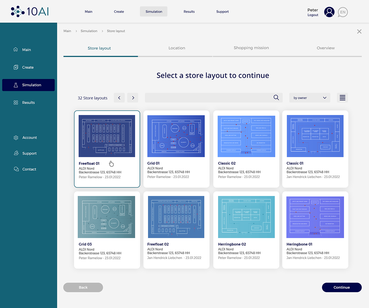 10AI Store Layout